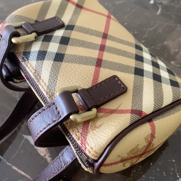 Burberry Mini Haymarket Check Boston - Picture 3 of 16